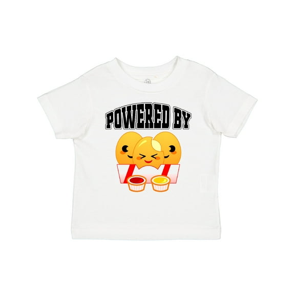 Inktastic Powered by Chicken Nuggets Boys or Girls Toddler T-Shirt
