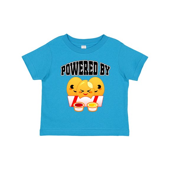 Inktastic Powered by Chicken Nuggets Boys or Girls Toddler T-Shirt