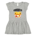 thumbnail image 1 of Inktastic Powered by Chicken Nuggets Girls Toddler Dress, 1 of 5