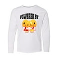 thumbnail image 1 of Inktastic Powered by Chicken Nuggets Long Sleeve Youth T-Shirt, 1 of 5