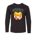 thumbnail image 1 of Inktastic Powered by Chicken Nuggets Long Sleeve Youth T-Shirt, 1 of 5