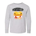 thumbnail image 1 of Inktastic Powered by Chicken Nuggets Long Sleeve Youth T-Shirt, 1 of 5