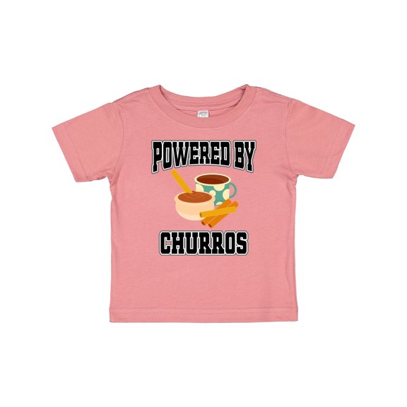 Inktastic Powered by Churros and Chocolate Boys or Girls Baby T-Shirt