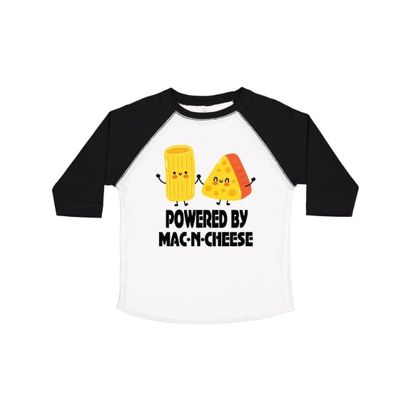 Inktastic Powered by Mac N Cheese Boys or Girls Toddler T-Shirt