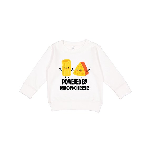 Inktastic Powered by Mac N Cheese Toddler Sweatshirt