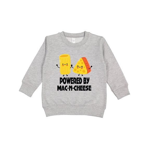 Inktastic Powered by Mac N Cheese Toddler Sweatshirt