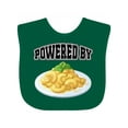 thumbnail image 1 of Inktastic Powered by Macaroni and Cheese Boys or Girls Baby Bib, 1 of 4