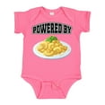 thumbnail image 1 of Inktastic Powered by Macaroni and Cheese Boys or Girls Baby Bodysuit, 1 of 5