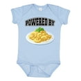 thumbnail image 1 of Inktastic Powered by Macaroni and Cheese Boys or Girls Baby Bodysuit, 1 of 5