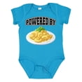 thumbnail image 1 of Inktastic Powered by Macaroni and Cheese Boys or Girls Baby Bodysuit, 1 of 5