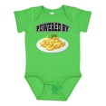 thumbnail image 1 of Inktastic Powered by Macaroni and Cheese Boys or Girls Baby Bodysuit, 1 of 5
