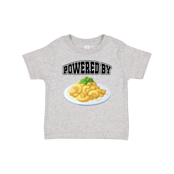 Inktastic Powered by Macaroni and Cheese Boys or Girls Baby T-Shirt