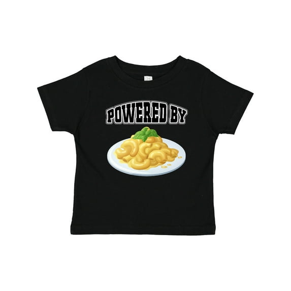 Inktastic Powered by Macaroni and Cheese Boys or Girls Baby T-Shirt