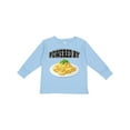 thumbnail image 1 of Inktastic Powered by Macaroni and Cheese Boys or Girls Long Sleeve Toddler T-Shirt, 1 of 5