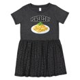 thumbnail image 1 of Inktastic Powered by Macaroni and Cheese Girls Toddler Dress, 1 of 5