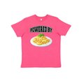 thumbnail image 1 of Inktastic Powered by Macaroni and Cheese Youth T-Shirt, 1 of 5