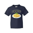thumbnail image 1 of Inktastic Powered by Macaroni and Cheese Youth T-Shirt, 1 of 5
