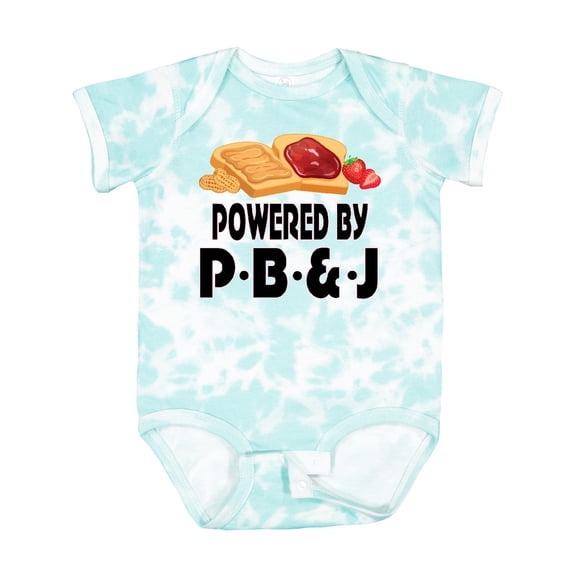 Inktastic Powered by P B and J Peanut Butter Lover Boys or Girls Baby Bodysuit