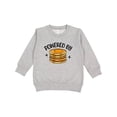 thumbnail image 1 of Inktastic Powered by Pancakes Toddler Sweatshirt, 1 of 4