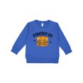 thumbnail image 1 of Inktastic Powered by Pancakes Toddler Sweatshirt, 1 of 4