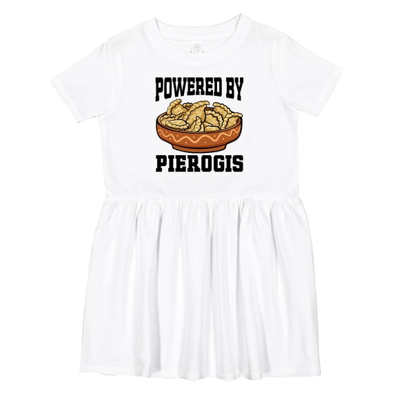 Inktastic Powered by Pierogis Girls Toddler Dress
