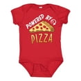 thumbnail image 1 of Inktastic Powered by Pizza Boys or Girls Baby Bodysuit, 1 of 5