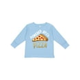 thumbnail image 1 of Inktastic Powered by Pizza Boys or Girls Long Sleeve Toddler T-Shirt, 1 of 5