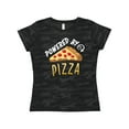 thumbnail image 1 of Inktastic Powered by Pizza Women's T-Shirt, 1 of 5