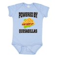 thumbnail image 1 of Inktastic Powered by Quesadillas Boys or Girls Baby Bodysuit, 1 of 5