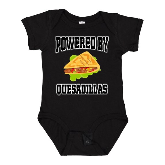 Inktastic Powered by Quesadillas Boys or Girls Baby Bodysuit