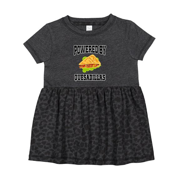 Inktastic Powered by Quesadillas Girls Baby Dress