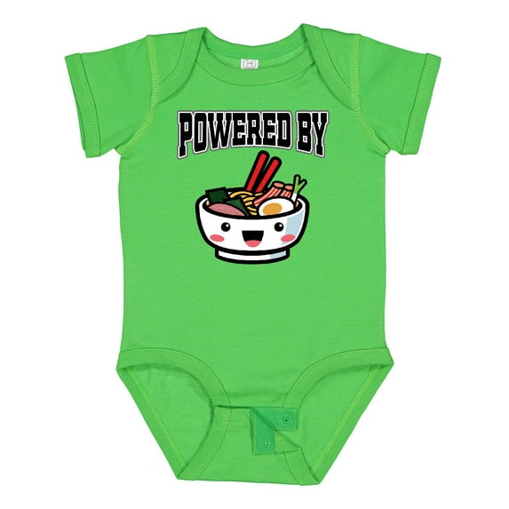 Inktastic Powered by Ramen Cute Noodles Boys or Girls Baby Bodysuit