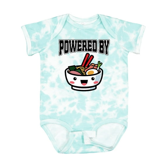 Inktastic Powered by Ramen Cute Noodles Boys or Girls Baby Bodysuit