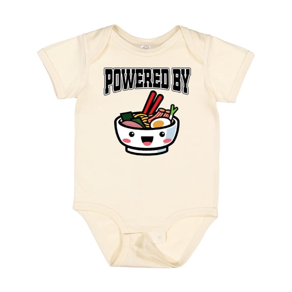 Inktastic Powered by Ramen Cute Noodles Boys or Girls Baby Bodysuit