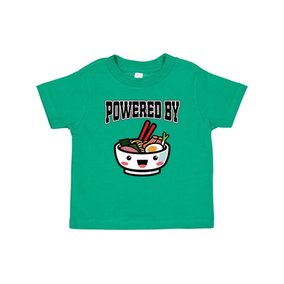 Inktastic Powered by Ramen Cute Noodles Boys or Girls Baby T-Shirt