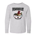 thumbnail image 1 of Inktastic Powered by Ramen Cute Noodles Long Sleeve Youth T-Shirt, 1 of 5