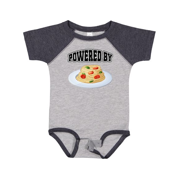 Inktastic Powered by Spaghetti Boys or Girls Baby Bodysuit