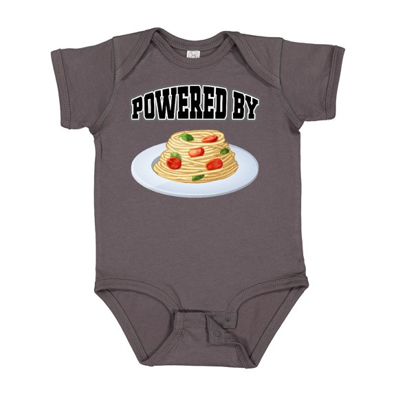 Inktastic Powered by Spaghetti Boys or Girls Baby Bodysuit