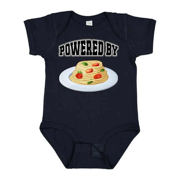 Inktastic Powered by Spaghetti Boys or Girls Baby Bodysuit