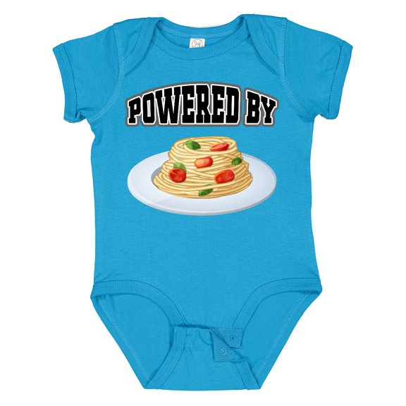 Inktastic Powered by Spaghetti Boys or Girls Baby Bodysuit
