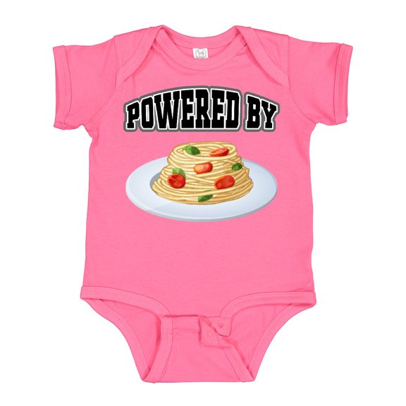 Inktastic Powered by Spaghetti Boys or Girls Baby Bodysuit