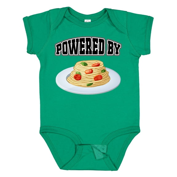 Inktastic Powered by Spaghetti Boys or Girls Baby Bodysuit