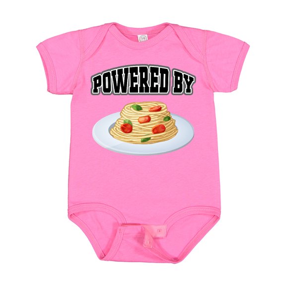 Inktastic Powered by Spaghetti Boys or Girls Baby Bodysuit
