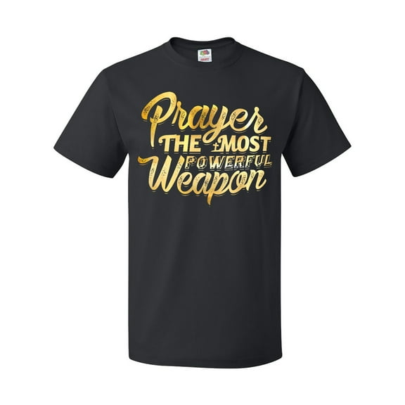 Inktastic Prayer Power Gold T-Shirt