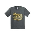 thumbnail image 1 of Inktastic Prayer Power Gold Youth T-Shirt, 1 of 5