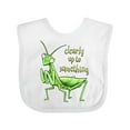 thumbnail image 1 of Inktastic Praying Mantis- Clearly Up to Something Boys or Girls Baby Bib, 1 of 4