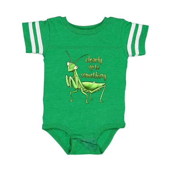 Inktastic Praying Mantis- Clearly Up to Something Boys or Girls Baby Bodysuit