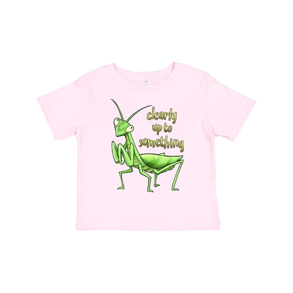 Inktastic Praying Mantis- Clearly Up to Something Boys or Girls Toddler T-Shirt