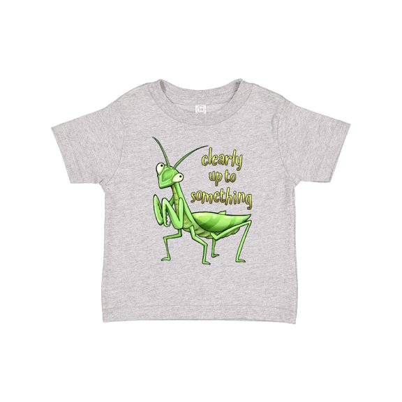 Inktastic Praying Mantis- Clearly Up to Something Boys or Girls Toddler T-Shirt