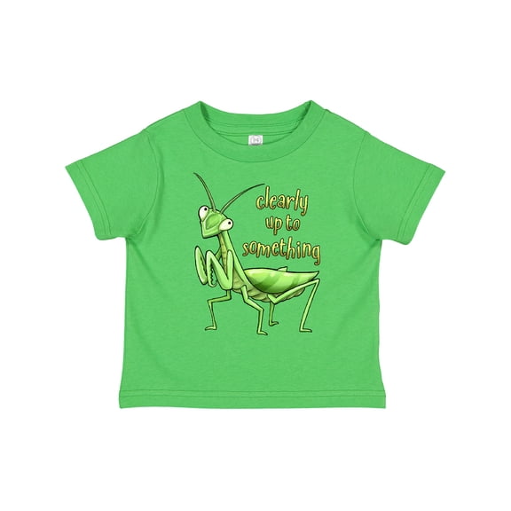 Inktastic Praying Mantis- Clearly Up to Something Boys or Girls Toddler T-Shirt